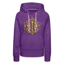 Indlæs billede til gallerivisning Crest 2 Women’s Premium Hoodie - purple 