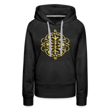 Indlæs billede til gallerivisning Crest 2 Women’s Premium Hoodie - black
