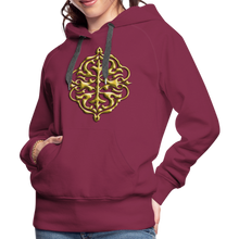 Indlæs billede til gallerivisning Crest 2 Women’s Premium Hoodie - burgundy