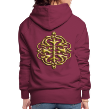 Indlæs billede til gallerivisning Crest 2 Women’s Premium Hoodie - burgundy