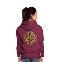 Indlæs billede til gallerivisning Crest 2 Women’s Premium Hoodie - burgundy