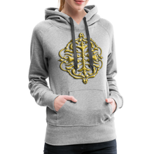 Indlæs billede til gallerivisning Crest 2 Women’s Premium Hoodie - heather grey