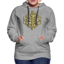 Indlæs billede til gallerivisning Crest 2 Women’s Premium Hoodie - heather grey