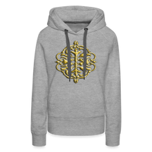 Indlæs billede til gallerivisning Crest 2 Women’s Premium Hoodie - heather grey