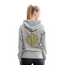 Indlæs billede til gallerivisning Crest 2 Women’s Premium Hoodie - heather grey