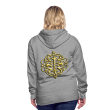 Indlæs billede til gallerivisning Crest 2 Women’s Premium Hoodie - heather grey