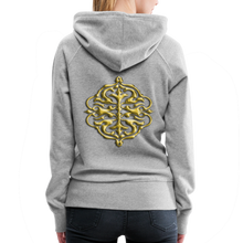 Indlæs billede til gallerivisning Crest 2 Women’s Premium Hoodie - heather grey