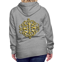 Indlæs billede til gallerivisning Crest 2 Women’s Premium Hoodie - heather grey