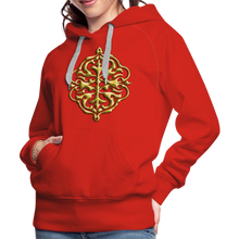 Indlæs billede til gallerivisning Crest 2 Women’s Premium Hoodie - red