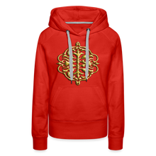 Indlæs billede til gallerivisning Crest 2 Women’s Premium Hoodie - red