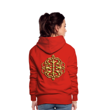 Indlæs billede til gallerivisning Crest 2 Women’s Premium Hoodie - red