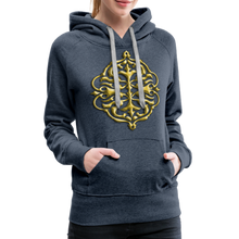 Indlæs billede til gallerivisning Crest 2 Women’s Premium Hoodie - heather denim