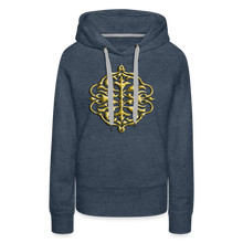Indlæs billede til gallerivisning Crest 2 Women’s Premium Hoodie - heather denim