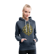 Indlæs billede til gallerivisning Crest 2 Women’s Premium Hoodie - heather denim