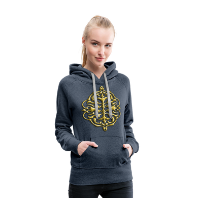 Crest 2 Women’s Premium Hoodie - heather denim