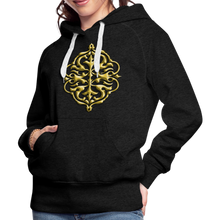 Indlæs billede til gallerivisning Crest 2 Women’s Premium Hoodie - charcoal grey