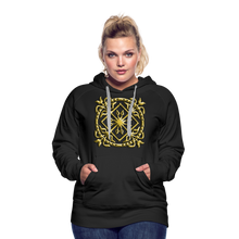 Indlæs billede til gallerivisning Crest 3 Women’s Premium Hoodie - black