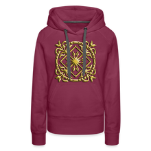 Indlæs billede til gallerivisning Crest 3 Women’s Premium Hoodie - burgundy