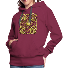 Indlæs billede til gallerivisning Crest 3 Women’s Premium Hoodie - burgundy