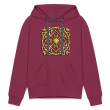 Indlæs billede til gallerivisning Crest 3 Women’s Premium Hoodie - burgundy