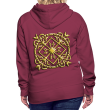 Indlæs billede til gallerivisning Crest 3 Women’s Premium Hoodie - burgundy