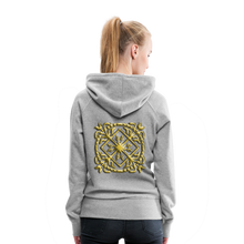 Indlæs billede til gallerivisning Crest 3 Women’s Premium Hoodie - heather grey