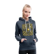 Indlæs billede til gallerivisning Crest 3 Women’s Premium Hoodie - heather denim