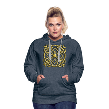 Indlæs billede til gallerivisning Crest 3 Women’s Premium Hoodie - heather denim