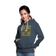 Indlæs billede til gallerivisning Crest 3 Women’s Premium Hoodie - heather denim