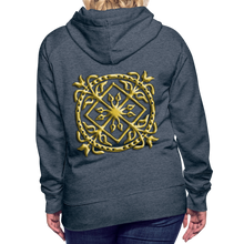 Indlæs billede til gallerivisning Crest 3 Women’s Premium Hoodie - heather denim