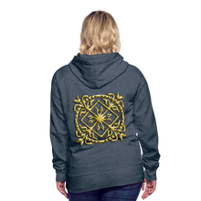 Indlæs billede til gallerivisning Crest 3 Women’s Premium Hoodie - heather denim