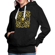 Indlæs billede til gallerivisning Crest 3 Women’s Premium Hoodie - charcoal grey