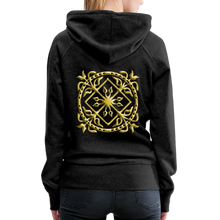 Indlæs billede til gallerivisning Crest 3 Women’s Premium Hoodie - charcoal grey