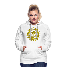 Indlæs billede til gallerivisning Sun 2 Women’s Premium Hoodie - white