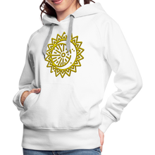 Indlæs billede til gallerivisning Sun 2 Women’s Premium Hoodie - white