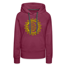 Indlæs billede til gallerivisning Sun 2 Women’s Premium Hoodie - burgundy