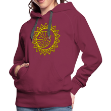 Indlæs billede til gallerivisning Sun 2 Women’s Premium Hoodie - burgundy