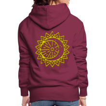 Indlæs billede til gallerivisning Sun 2 Women’s Premium Hoodie - burgundy