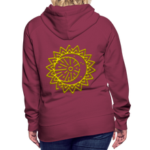 Indlæs billede til gallerivisning Sun 2 Women’s Premium Hoodie - burgundy