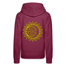 Indlæs billede til gallerivisning Sun 2 Women’s Premium Hoodie - burgundy