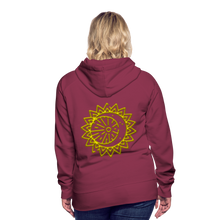 Indlæs billede til gallerivisning Sun 2 Women’s Premium Hoodie - burgundy