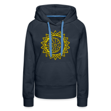 Indlæs billede til gallerivisning Sun 2 Women’s Premium Hoodie - navy