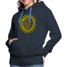 Indlæs billede til gallerivisning Sun 2 Women’s Premium Hoodie - navy