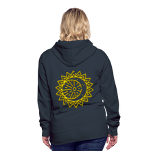 Indlæs billede til gallerivisning Sun 2 Women’s Premium Hoodie - navy