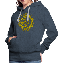 Indlæs billede til gallerivisning Sun 2 Women’s Premium Hoodie - heather denim