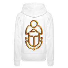 Indlæs billede til gallerivisning Brass Scarab 1 Women’s Premium Hoodie - white
