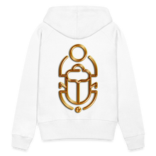 Indlæs billede til gallerivisning Brass Scarab 1 Women’s Premium Hoodie - white