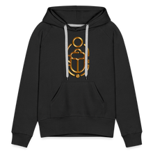 Indlæs billede til gallerivisning Brass Scarab 1 Women’s Premium Hoodie - black
