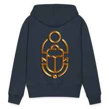 Indlæs billede til gallerivisning Brass Scarab 1 Women’s Premium Hoodie - navy