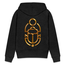 Indlæs billede til gallerivisning Brass Scarab 1 Women’s Premium Hoodie - charcoal grey